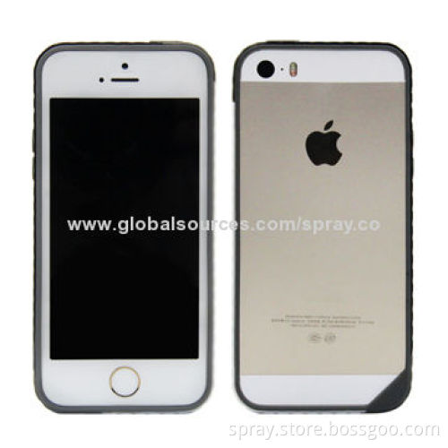 3 Colors Injection TPU Bumper Cover for iPhone 5S, Lightweight, Tear-resistant and Unique